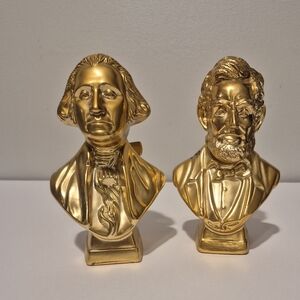 Avon Gold Historical Busts